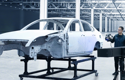 高精度3d扫描设备助力大型工件检测“减负提速”