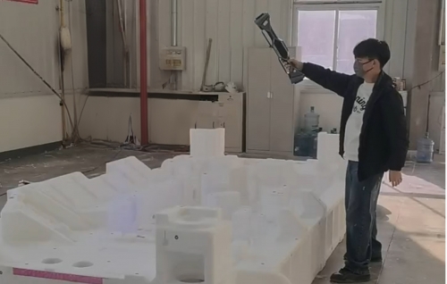 便携式激光3d扫描仪大幅面+无线 助力消失模检测！