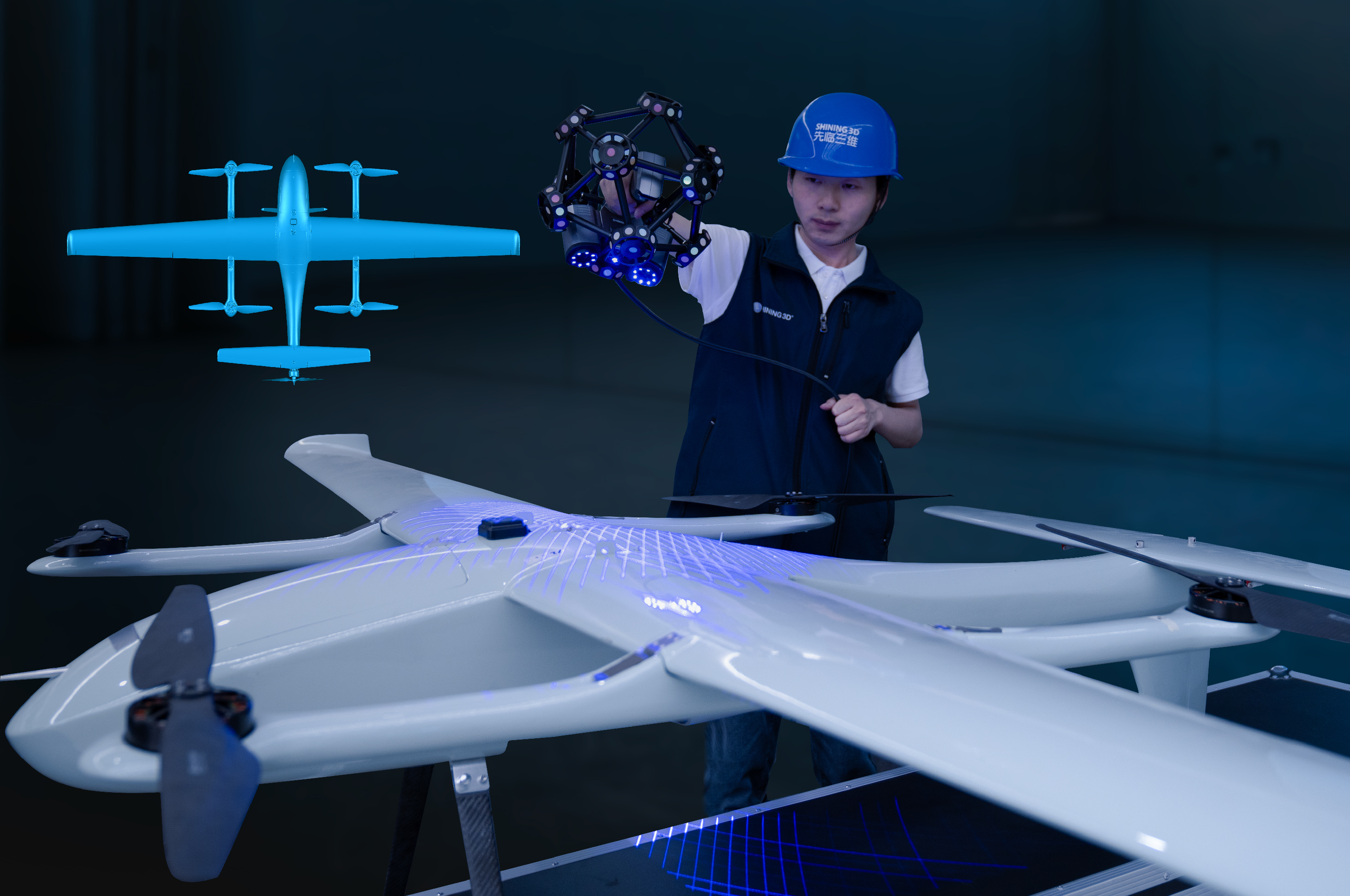 工业跟踪式三维扫描仪