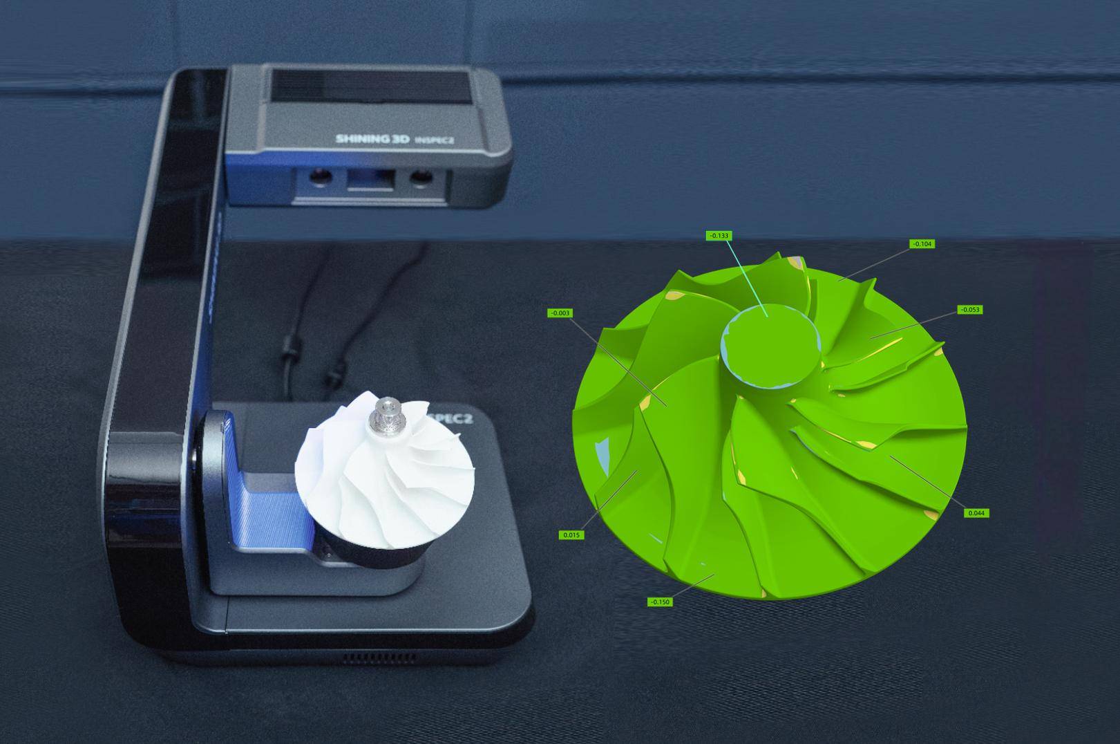  蓝光3d三维扫描仪器 